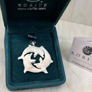 Korite mammoth ivory pendant